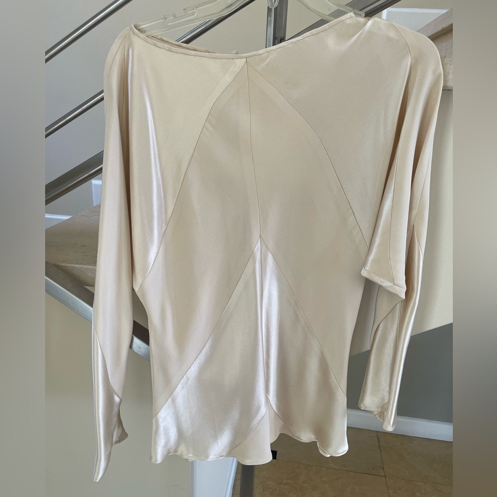 Elegant Cream Women's Top
